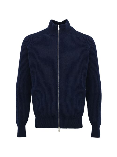 Cardigan in cotone a costine con zip BRUNELLO CUCINELLI | MNI708616C2425